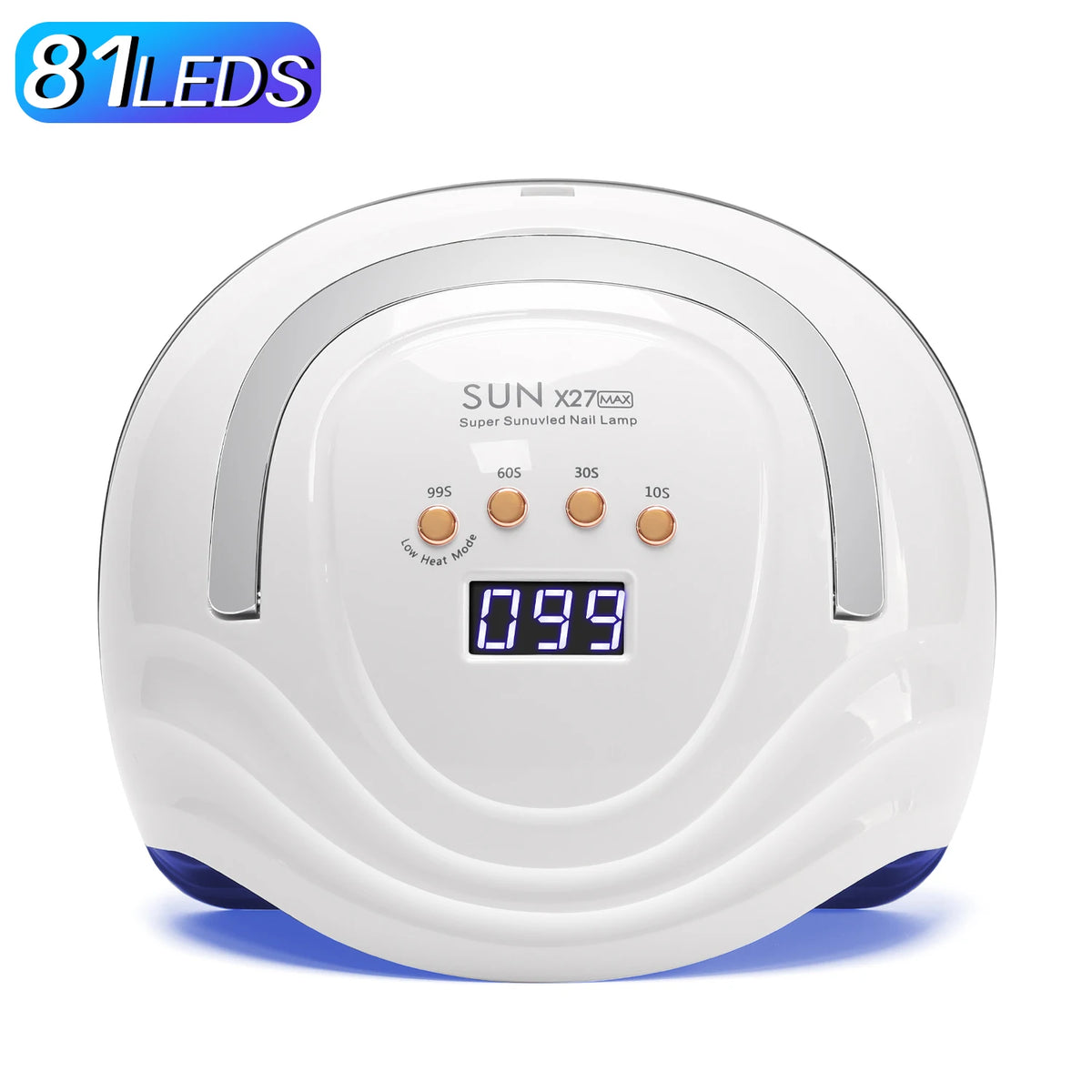 Lampe UV LED pour ongles 380 W, lampe de séchage LED puissante pour tous les vernis semi-permanents, idéale pour un usage professionnel à domicile ou en salon