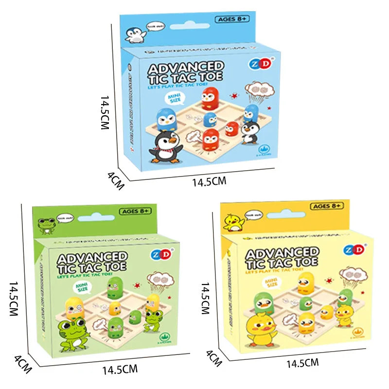 Mini jeu de société de morpion avancé, puzzle interactif pour toute la famille, jeu de combat et de compétition, jeu de bureau, cadeau d'anniversaire