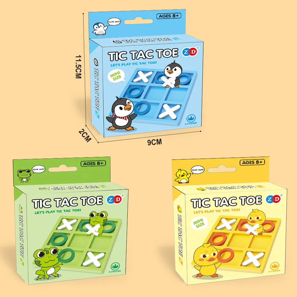 Mini jeu de société de morpion avancé, puzzle interactif pour toute la famille, jeu de combat et de compétition, jeu de bureau, cadeau d'anniversaire