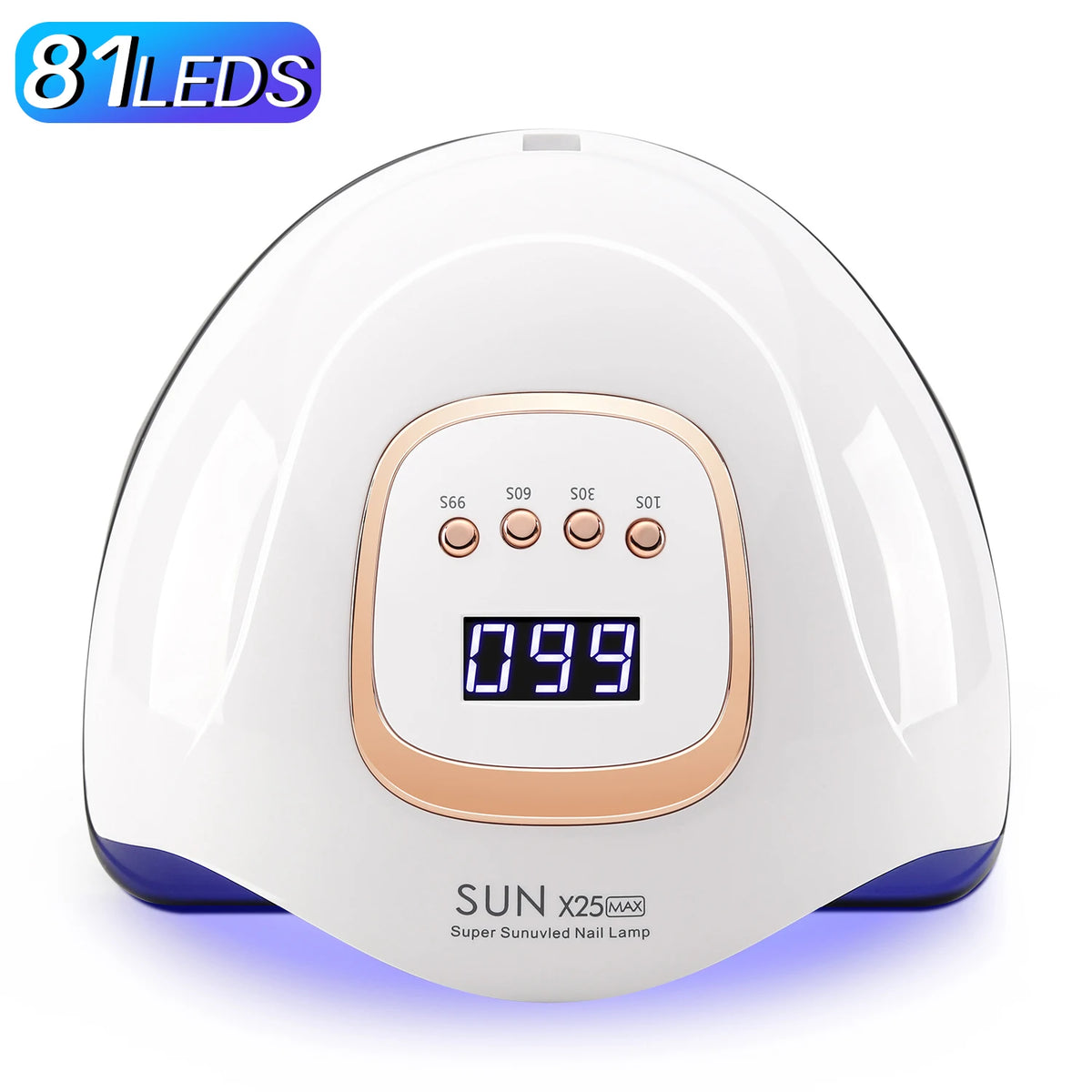 Lampe UV LED pour ongles 380 W, lampe de séchage LED puissante pour tous les vernis semi-permanents, idéale pour un usage professionnel à domicile ou en salon