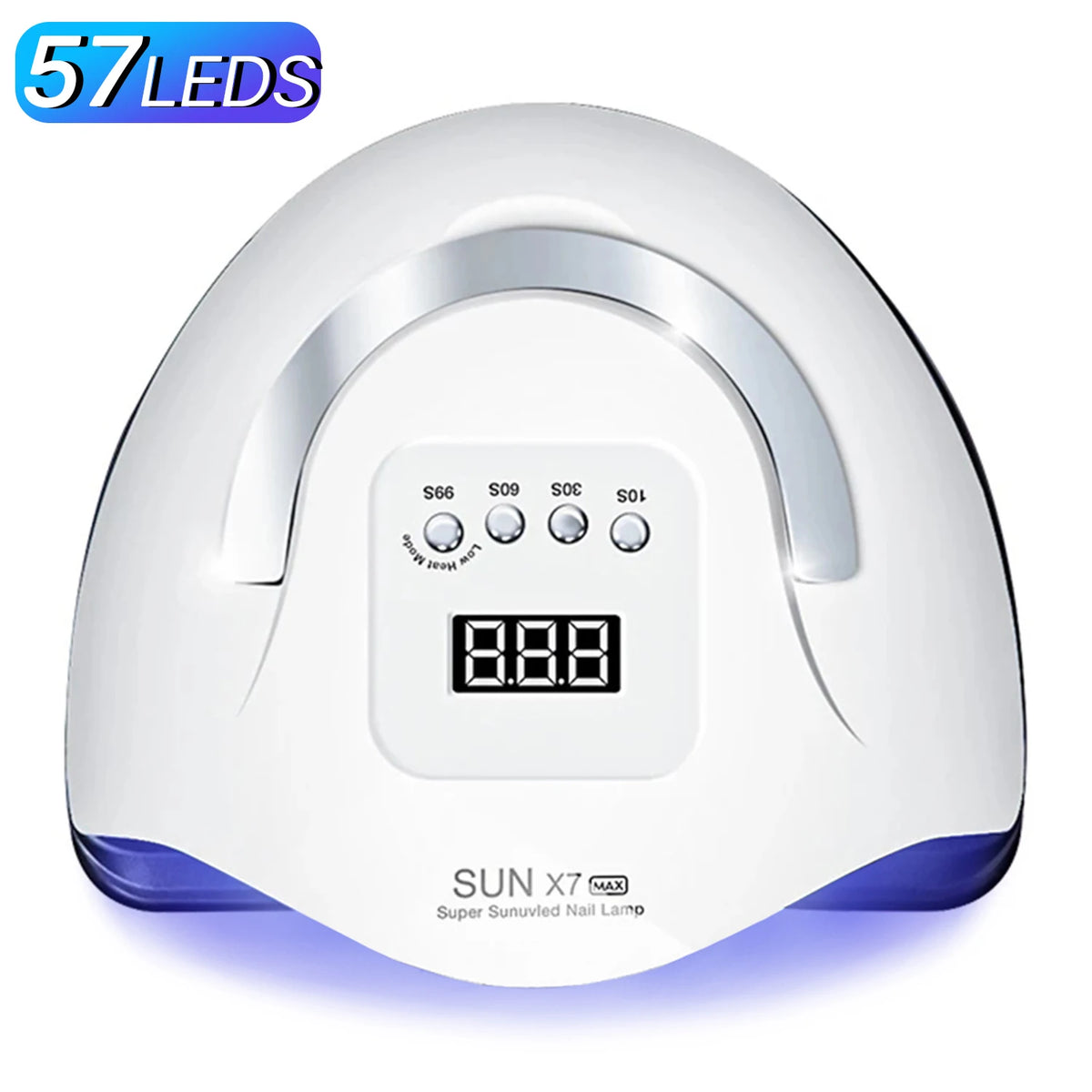 Lampe UV LED pour ongles 380 W, lampe de séchage LED puissante pour tous les vernis semi-permanents, idéale pour un usage professionnel à domicile ou en salon