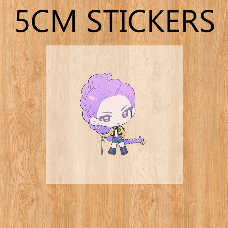 Kit de papeterie Kpop Demons Hunter comprenant crayons, règle, taille-crayon, trousse et gomme : cadeau idéal pour la rentrée scolaire