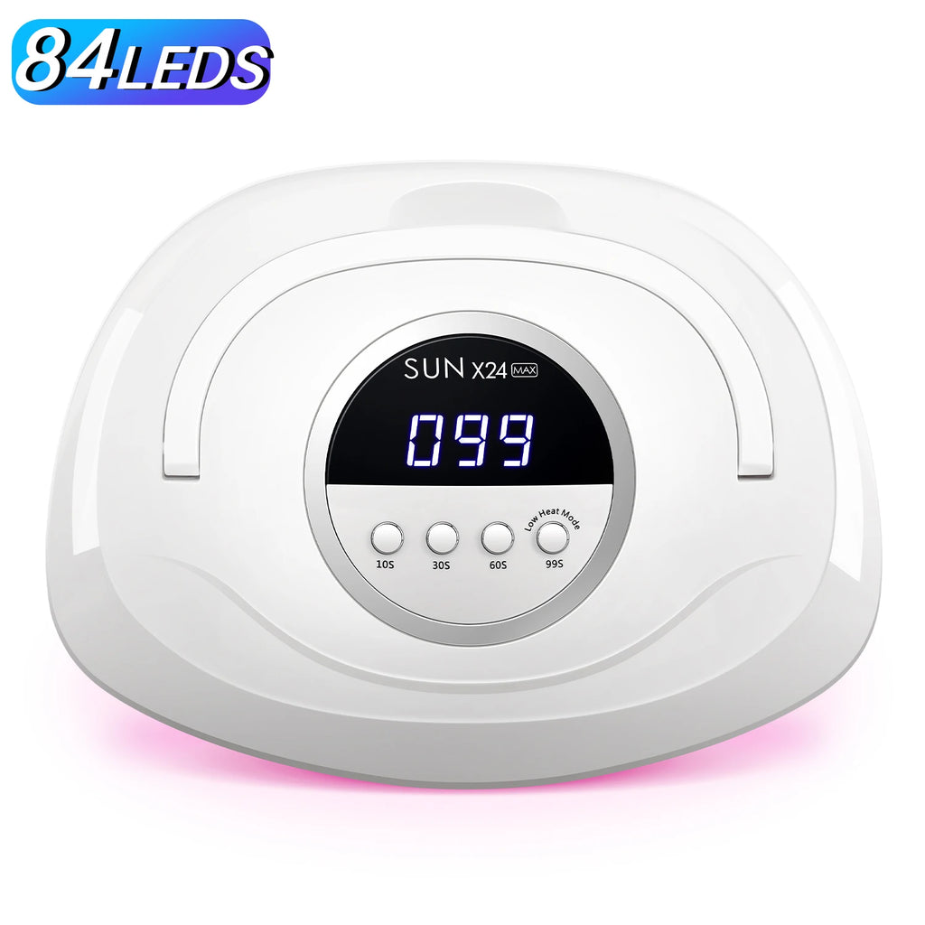 Lampe UV LED pour ongles 380 W, lampe de séchage LED puissante pour tous les vernis semi-permanents, idéale pour un usage professionnel à domicile ou en salon