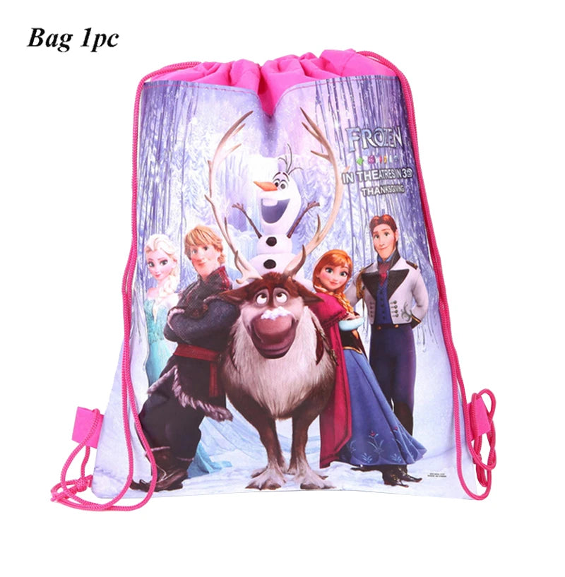 Assiettes jetables Disney Reine des Neiges, couverts, décorations de fête d'anniversaire Anna et Elsa, assiettes et gobelets pour enfants, articles de fête pour baby shower