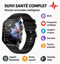 SmartWatch Health Pro – Montre Connectée Santé ECG & Bluetooth