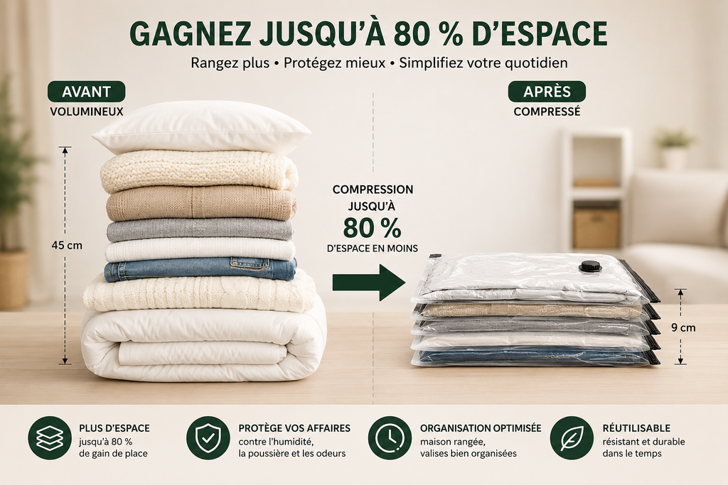 Kit de sacs sous vide C&C avec pompe électrique – 6 pièces