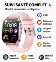 SmartWatch Health Pro – Montre Connectée Santé ECG & Bluetooth