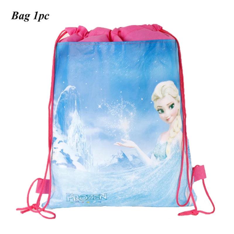 Assiettes jetables Disney Reine des Neiges, couverts, décorations de fête d'anniversaire Anna et Elsa, assiettes et gobelets pour enfants, articles de fête pour baby shower