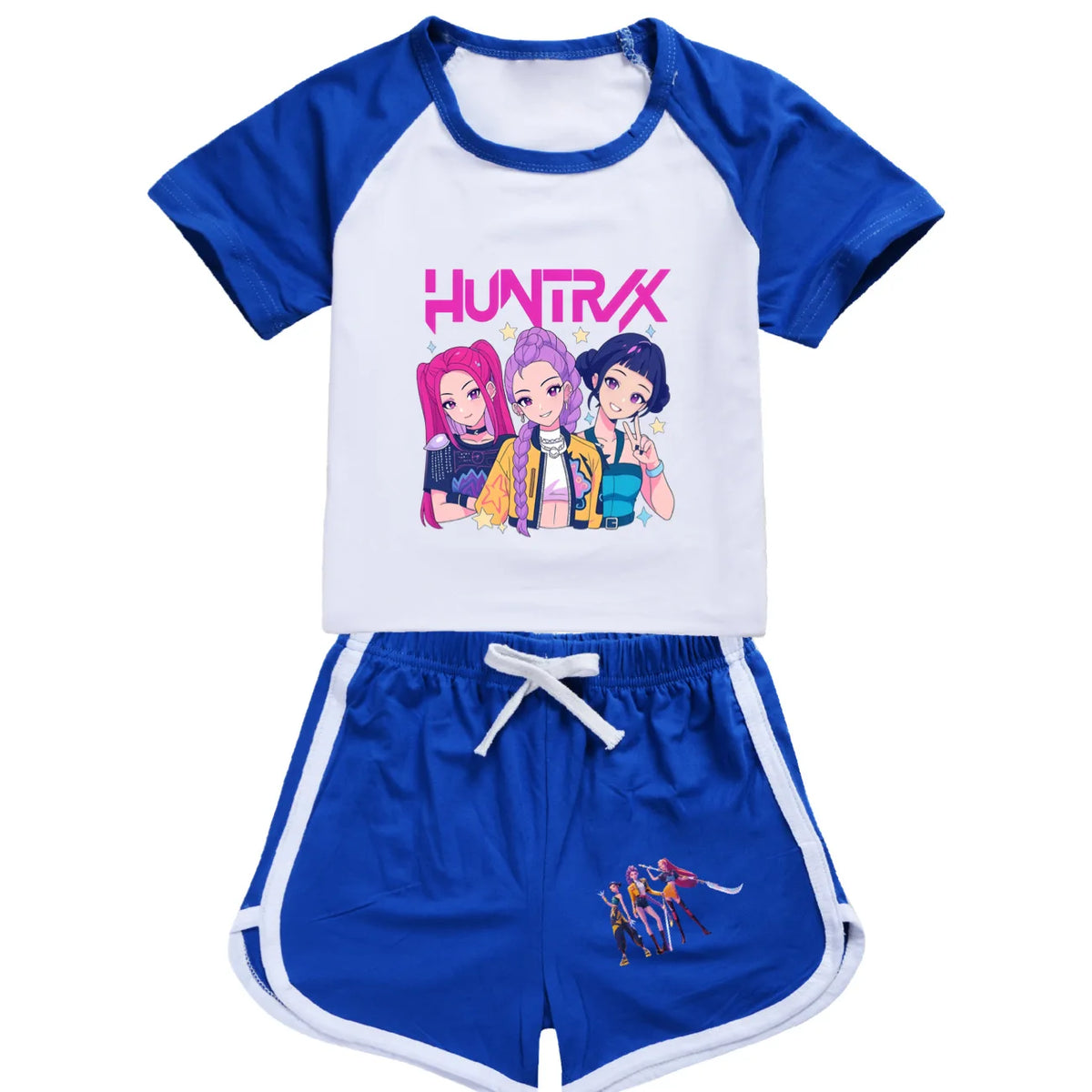 Ensemble 2 pièces pour garçons : T-shirt et short de sport K-pop Chasseurs de démons (été), vêtements pour filles Rumi Mira Zoey, pyjamas pour enfants