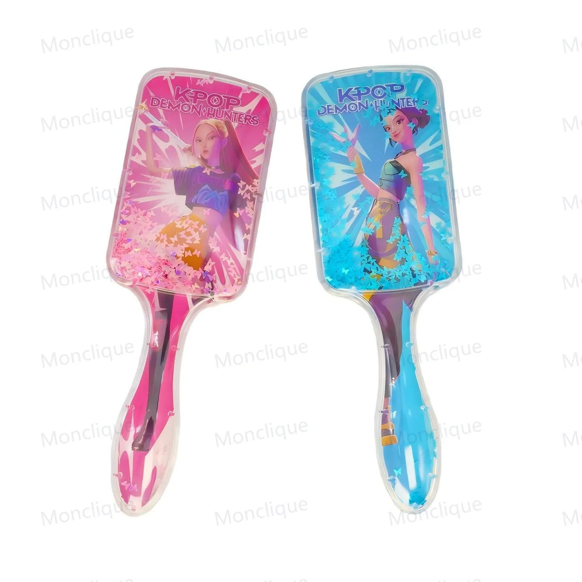 1/4 peignes K-Pop Demon Hunters, série anime, peigne de massage à coussin d'air périphérique, cadeau pour les amies, les étudiantes et les fans