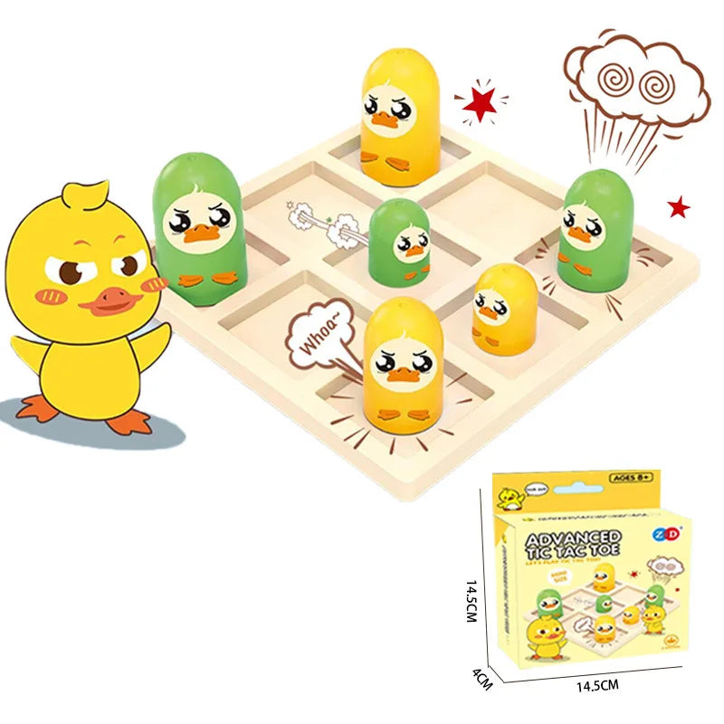 Mini jeu de société de morpion avancé, puzzle interactif pour toute la famille, jeu de combat et de compétition, jeu de bureau, cadeau d'anniversaire